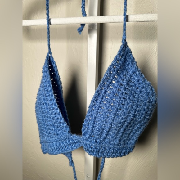 Hand Crochet String Top - Picture 2 of 3